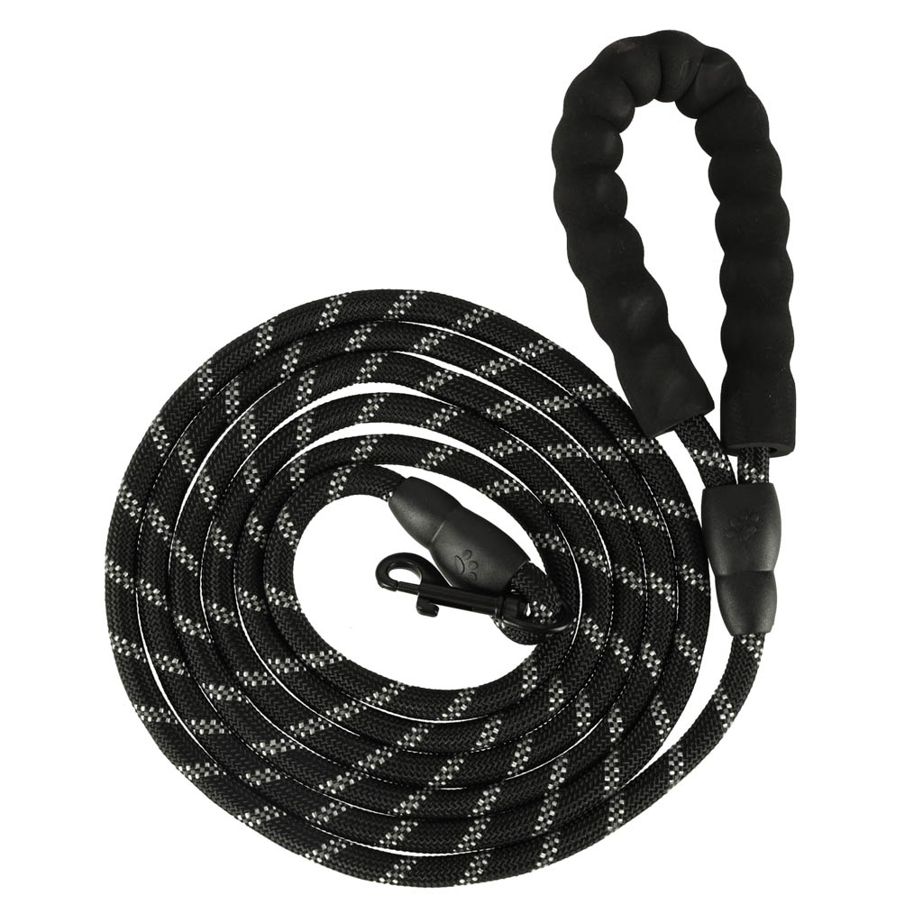 Smycz dla psa treningowa na lince wytrzymala odblaskowa 3m