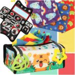 Sorter pudelko z chusteczkami sensoryczne montessori mata 2w1