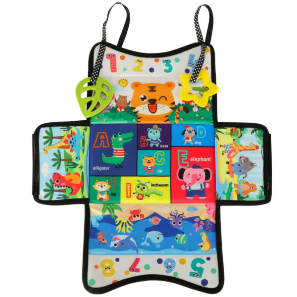 Sorter pudelko z chusteczkami sensoryczne montessori mata 2w1