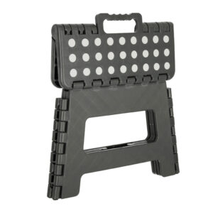 Stolek taboret skladany antyposlizgowy 22cm ciemny szary