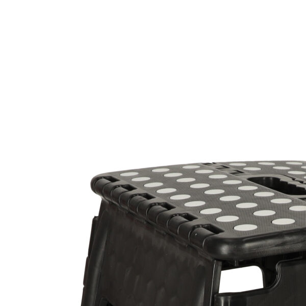 Stolek taboret skladany antyposlizgowy 39cm czarny
