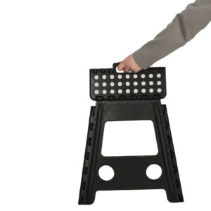Stolek taboret skladany antyposlizgowy 39cm czarny