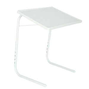Stolik boczny pod laptopa skladany 52 x 40 cm bialy