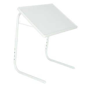 Stolik boczny pod laptopa skladany 52 x 40 cm bialy