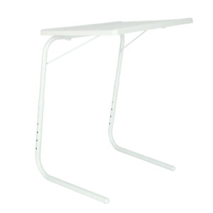 Stolik boczny pod laptopa skladany 52 x 40 cm bialy