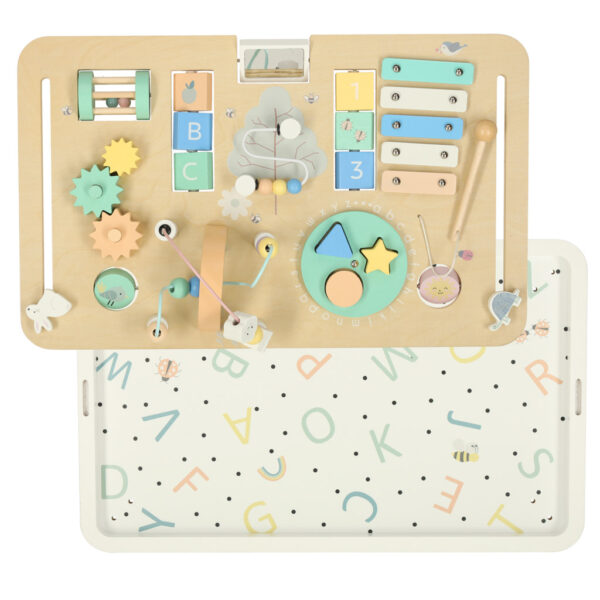 Stolik manipulacyjny LULILO montessori mietowy
