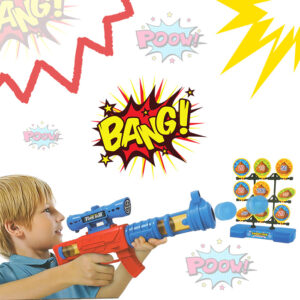 Strzelanie do celu ruchoma tarcza pistolet pilki