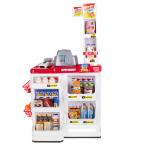 Supermarket sklep kasa fiskalna wozek model