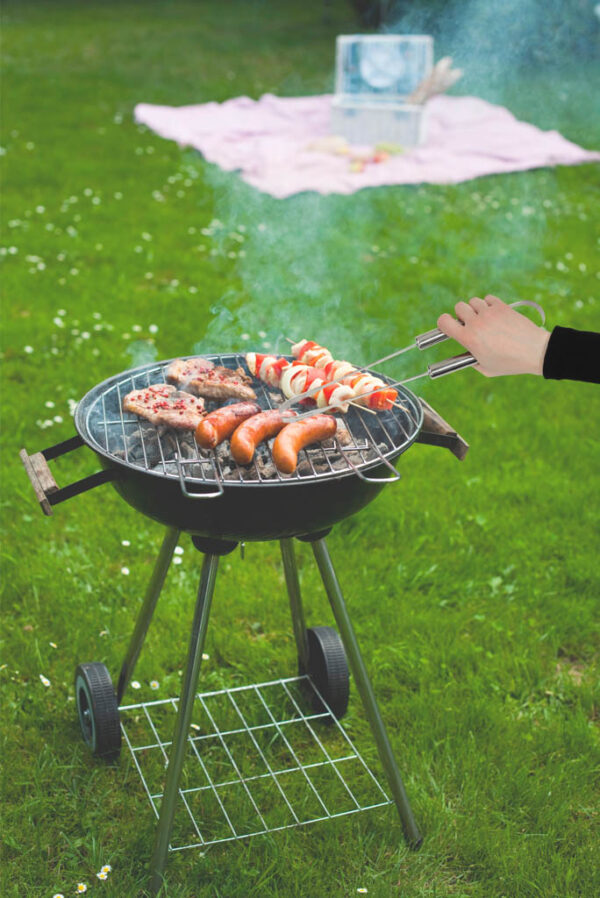 Sztucce do grilla akcesoria grillowe zestaw w etui 6 w