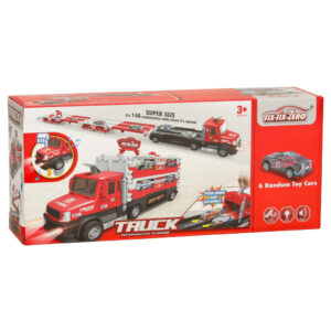 TIR Laweta samochod transporter pojazd skladany XXL czerwony