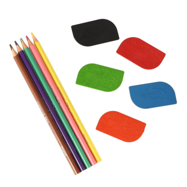 Creative board for children. Drawing Maped texturing