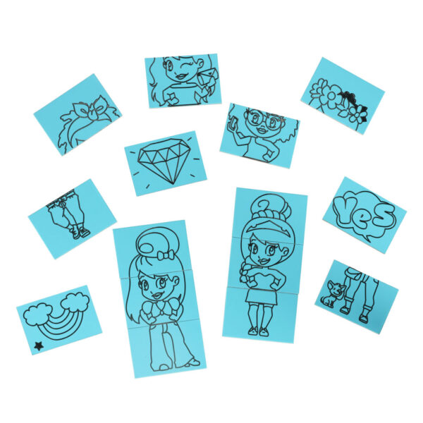 Creative board for children. Drawing Maped texturing