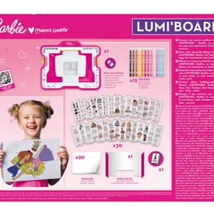 Tablica kreatywna podswietlana Barbie