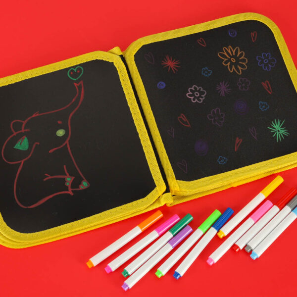 Přenášená křídová plaketa Soft Book Notebook