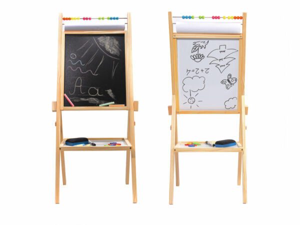 KX6489 Tablica magnetyczna kredowa + papier liczydło 90cm