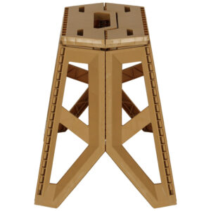 Zastavte složené turistické židle Black Camping Camping 39 5 cm khaki