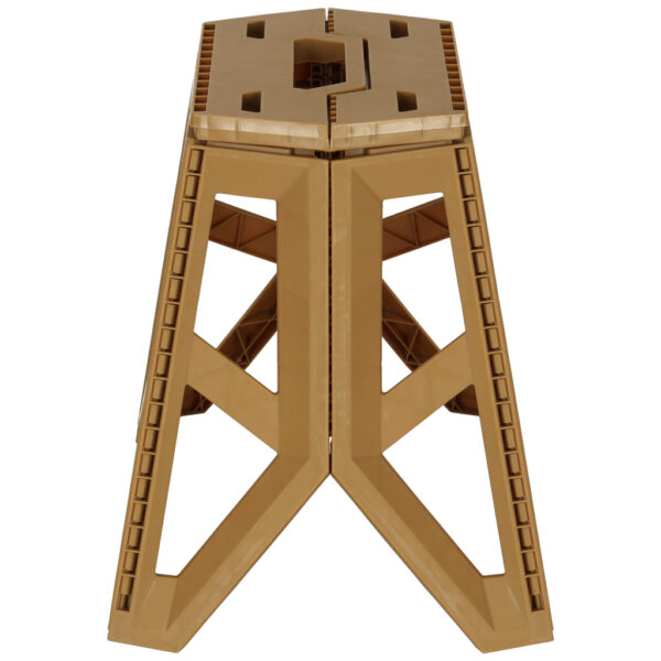 Zastavte složené turistické židle Black Camping Camping 39 5 cm khaki