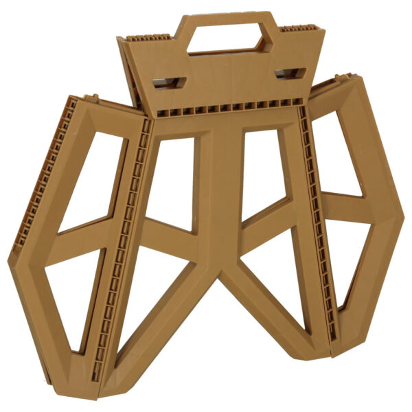 Zastavte složené turistické židle Black Camping Camping 39 5 cm khaki