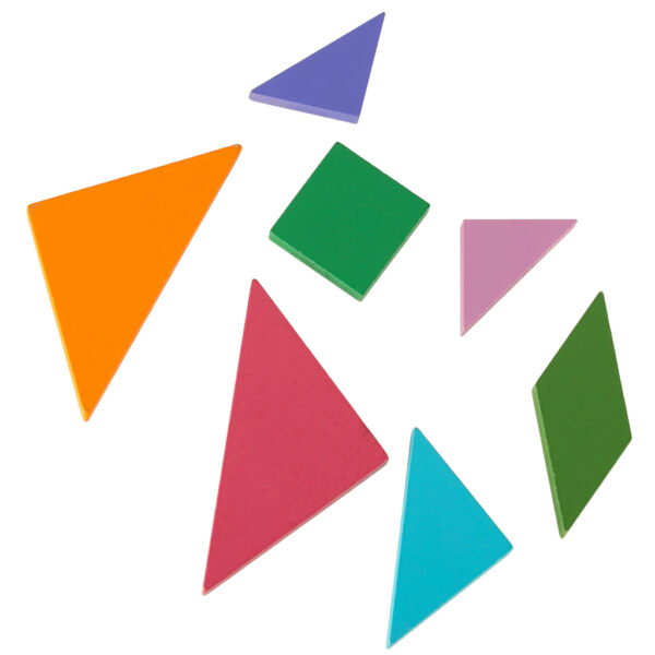 Tangram ksiazeczka magnetyczna ukladanka montessori klocki gra logiczna 3D