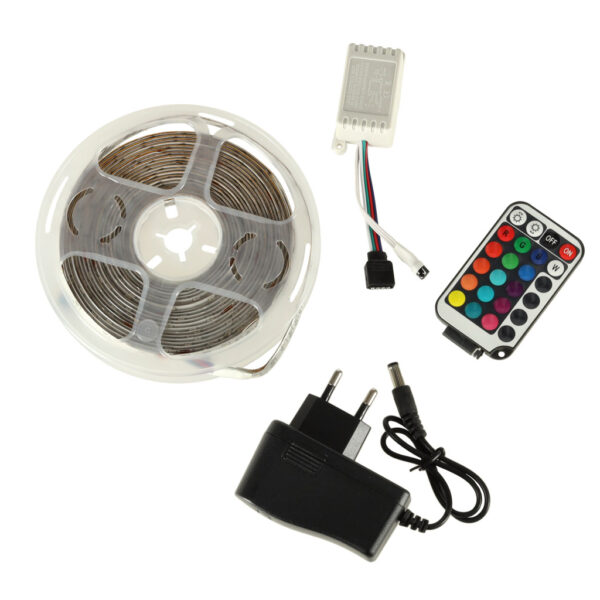 Tasma LED SMD 3528 5m wodoodporna multikolor pilot Tasma LED SMD 3528 5m wodoodporna multikolor pilot