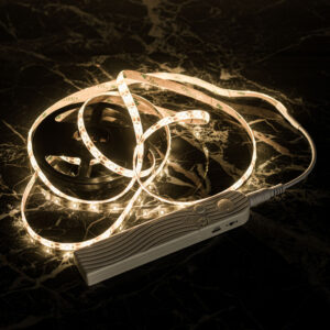 Tasma LED na baterie USB czujnik ruchu 2M cieply bialy