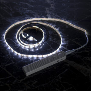 Tasma LED na baterie USB czujnik ruchu 2M zimny bialy