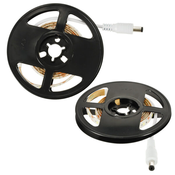 Tasma LED wodoodporna na baterie USB czujnik ruchu 1M 59LED zimny bialy