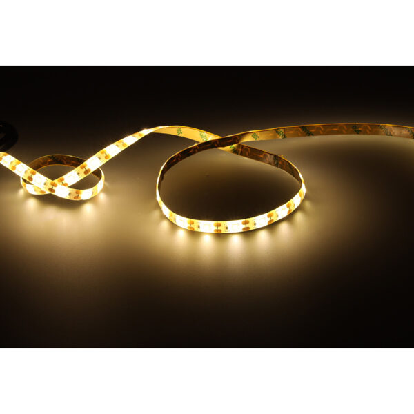 Tasma LED wodoodporna na baterie USB czujnik ruchu 1M cieply bialy