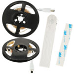 Tasma LED wodoodporna na baterie USB czujnik ruchu 1M zimny bialy