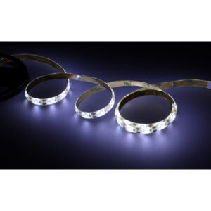 Tasma LED wodoodporna na baterie USB czujnik ruchu 1M zimny bialy