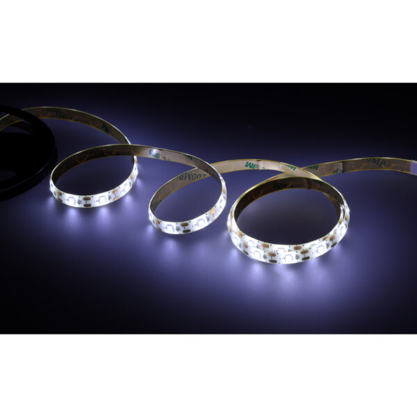 Tasma LED wodoodporna na baterie USB czujnik ruchu 1M zimny bialy