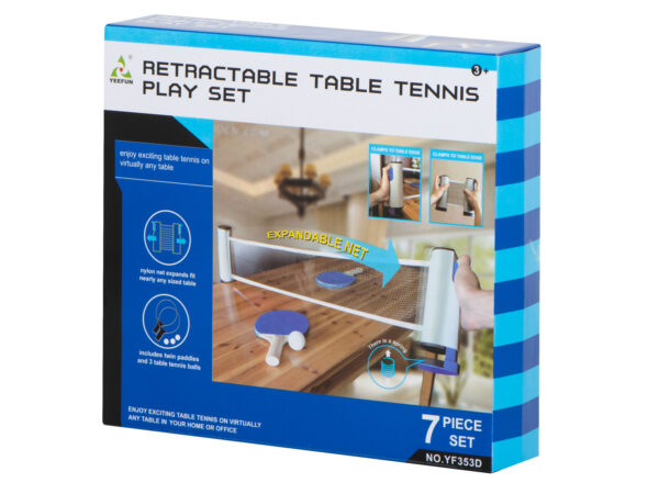 Tenis stolowy ping pong siatka paletki zestaw