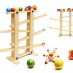 KX6496 Tor kulkowy dla samochodów drewniany XXL