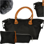 Torba damska wielofunkcyjna podrozna do wozka dla mamy zestaw czarna