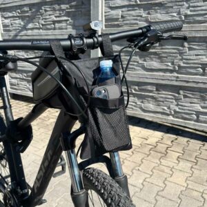 Torba na rower hulajnoge kierownice telefon sakwa rowerowa czarna
