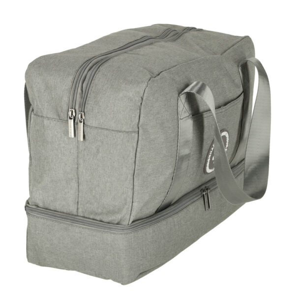 Torba podrozna bagaz podreczny 39 x 18 x 30 cm szara
