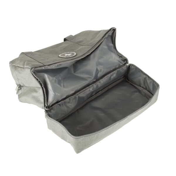 Torba podrozna bagaz podreczny 39 x 18 x 30 cm szara