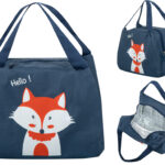 Torba termiczna izolacyjna sniadanie lunch lis pomaranczowy