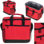 Torba termiczna na lunch plaze piknik 16L czerwona