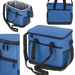 Torba termiczna na lunch plaze piknik 16L granatowa