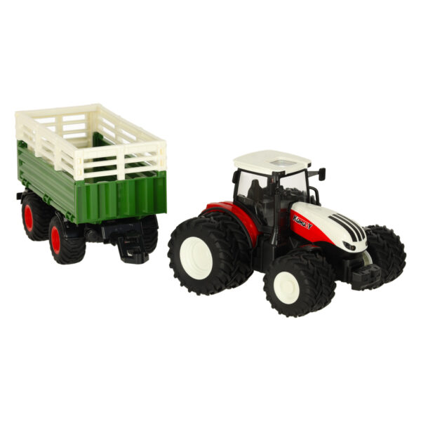 Traktor RC ciagnik rolniczy z przyczepa 2 4G 3 7V 500mAh