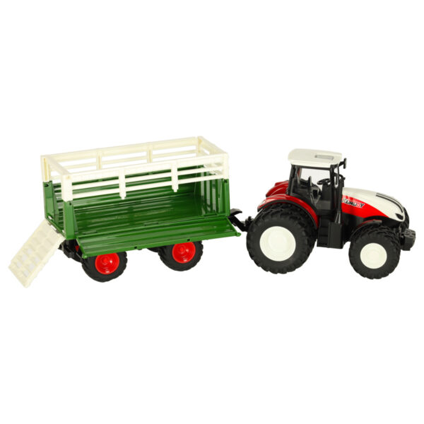 Traktor RC ciagnik rolniczy z przyczepa 2 4G 3 7V 500mAh