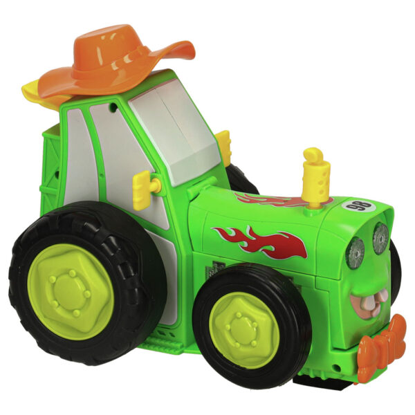Traktor ciagnik zdalnie sterowany na pilota RC skaczacy tanczacy dzwiek zielony Traktor ciagnik zdalnie sterowany na pilota RC skaczacy tanczacy dzwiek zielony