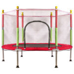 KX4728 Trampolina ogrodowa dla dzieci siatka 140x116cm