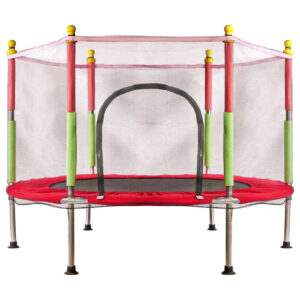 KX4728 Trampolina ogrodowa dla dzieci siatka 140x116cm