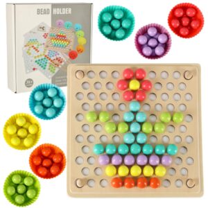 Oktatási rendszermozaik, Montessori gyöngyökből készült 77 elem
