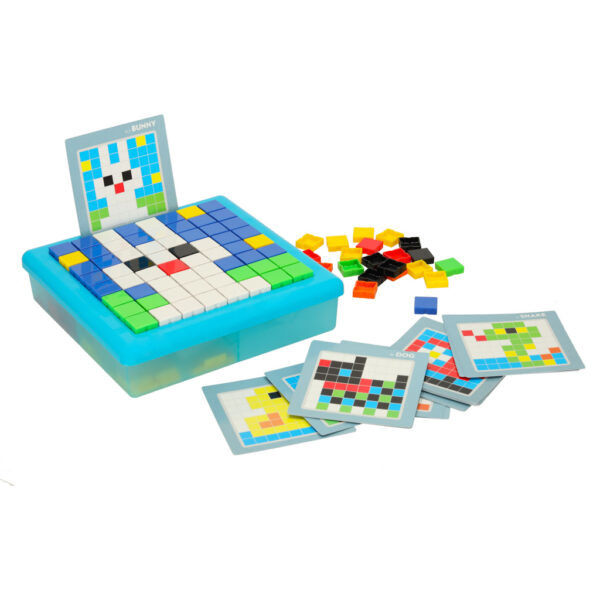 Ukladanka kreatywna logiczna klocki puzzle mozaika 175 elementow