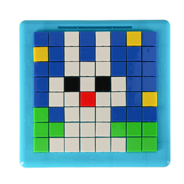 Ukladanka kreatywna logiczna klocki puzzle mozaika 175 elementow