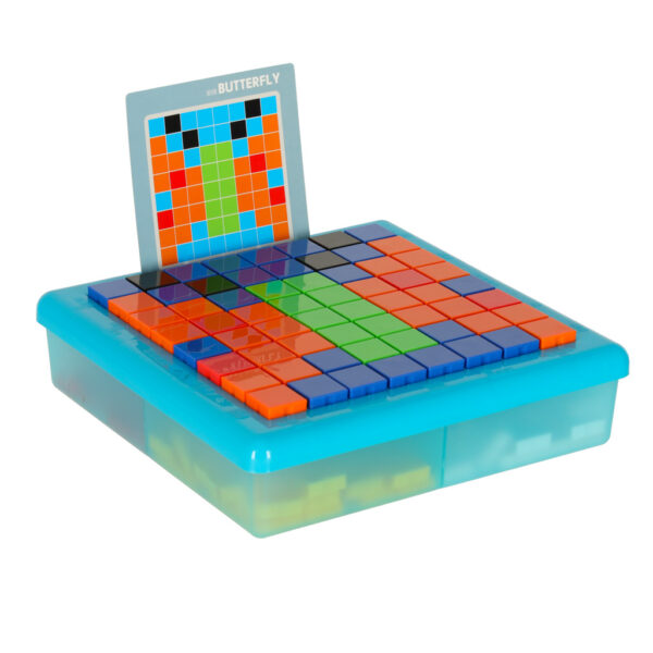 Ukladanka kreatywna logiczna klocki puzzle mozaika 175 elementow