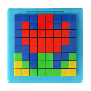 Ukladanka kreatywna logiczna klocki puzzle mozaika 175 elementow